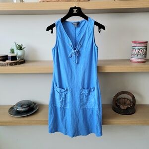Tommy Bahama Blue Sleeveless Dress XS